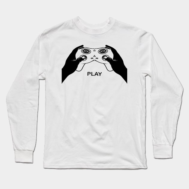 Play time,gamer,I love game,gaming,it’s time to play Long Sleeve T-Shirt by Artardishop